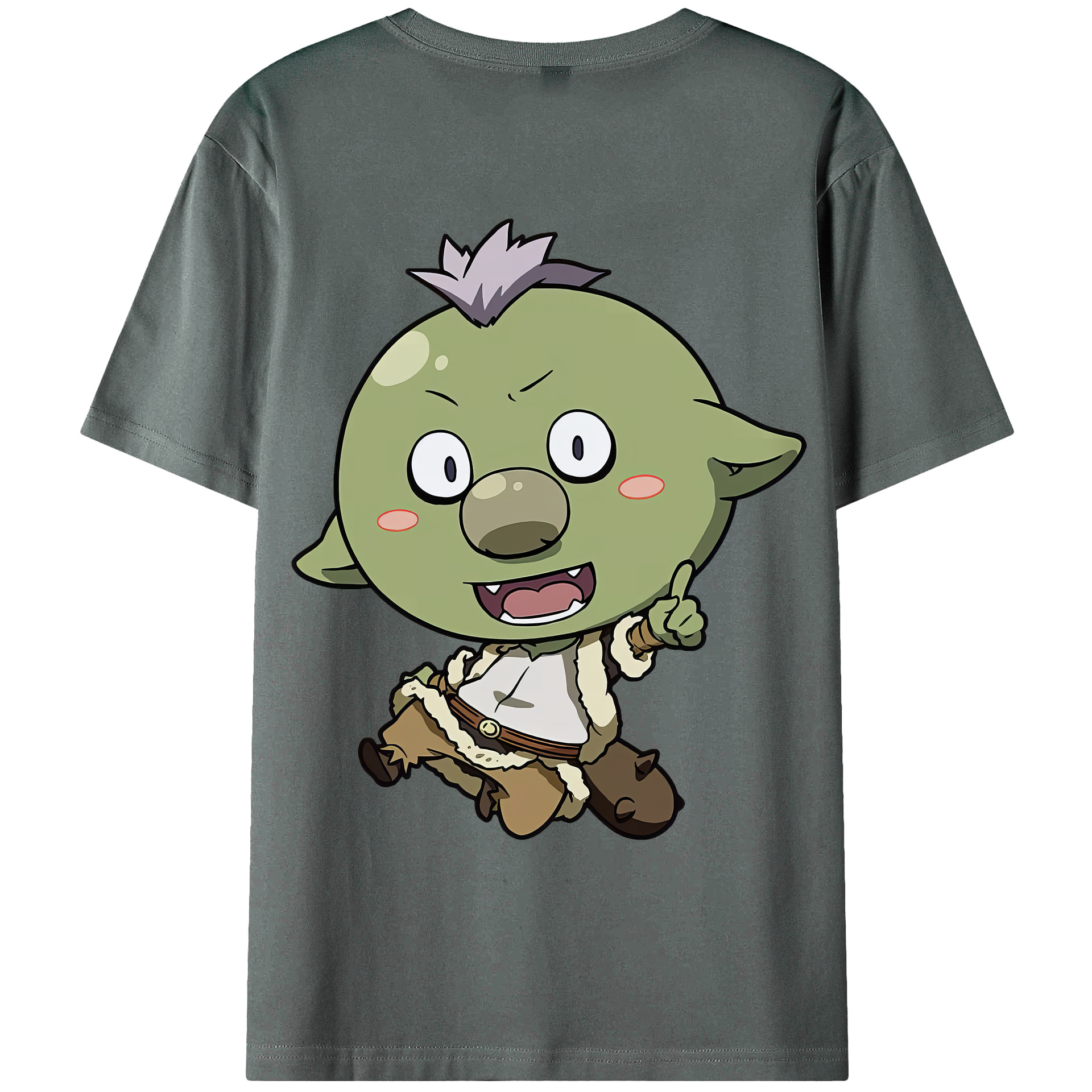 （画像用） 転スラ Regarding Reincarnated to Slime 綿100％ メンズ半袖Tシャツ（バックプリント） 通気性